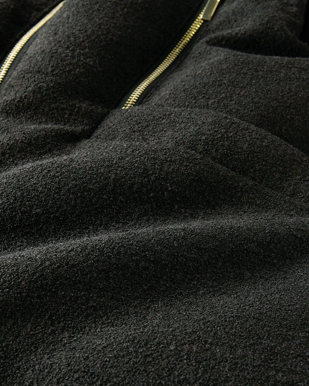 異素材ツイード・エコダウンベスト/DoCLASSE