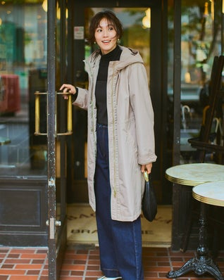 マジカルサーモ・グログランコート/立体フード