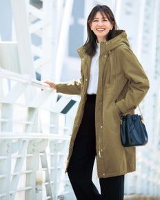 マジカルサーモ・グログランコート／立体フード