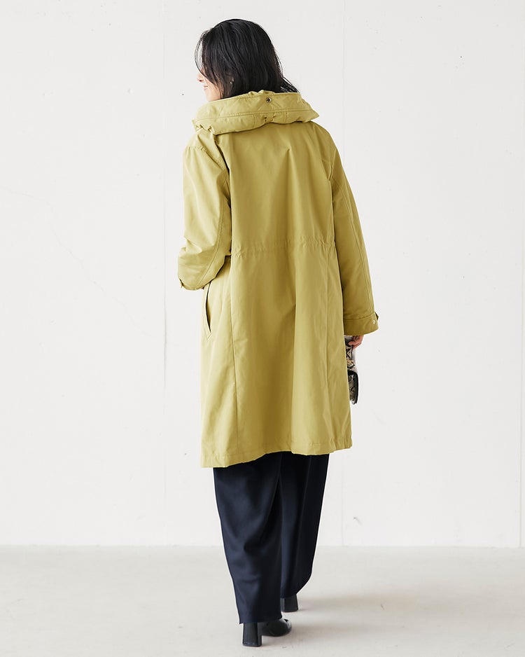 マジカルサーモ・グログランコート／立体フード 詳細画像 イエロー 7
