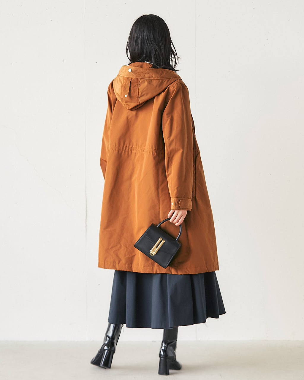 マジカルサーモ・グログランコート／立体フード/40代50代からの