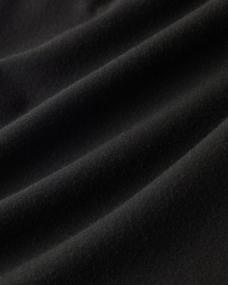 フランネルタッチ・ストレッチセミワイドパンツ 詳細画像 ブラック 8