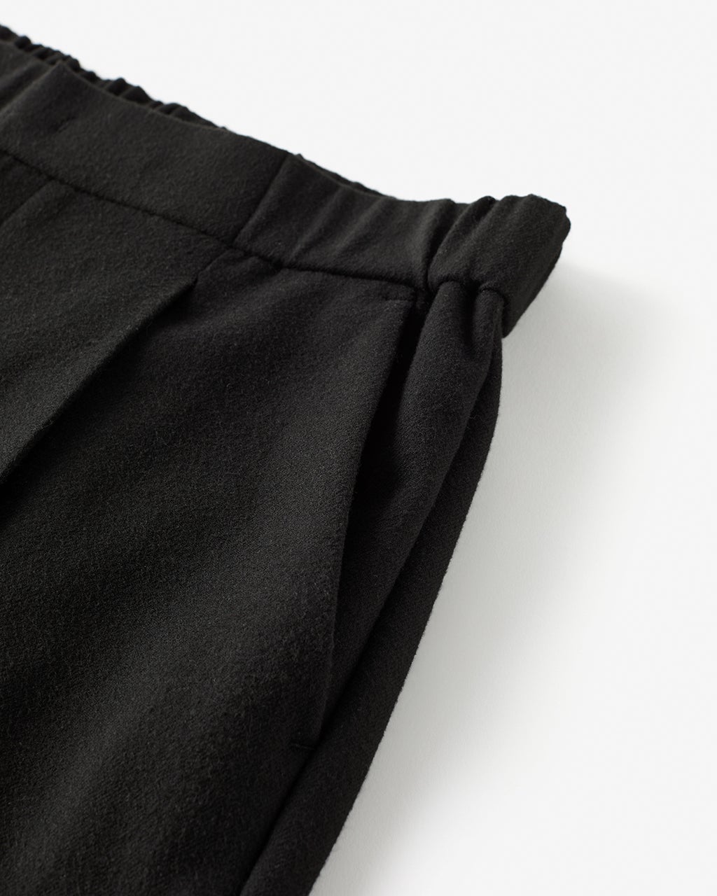 フランネルタッチ・ストレッチテーパードパンツ/40代50代からの