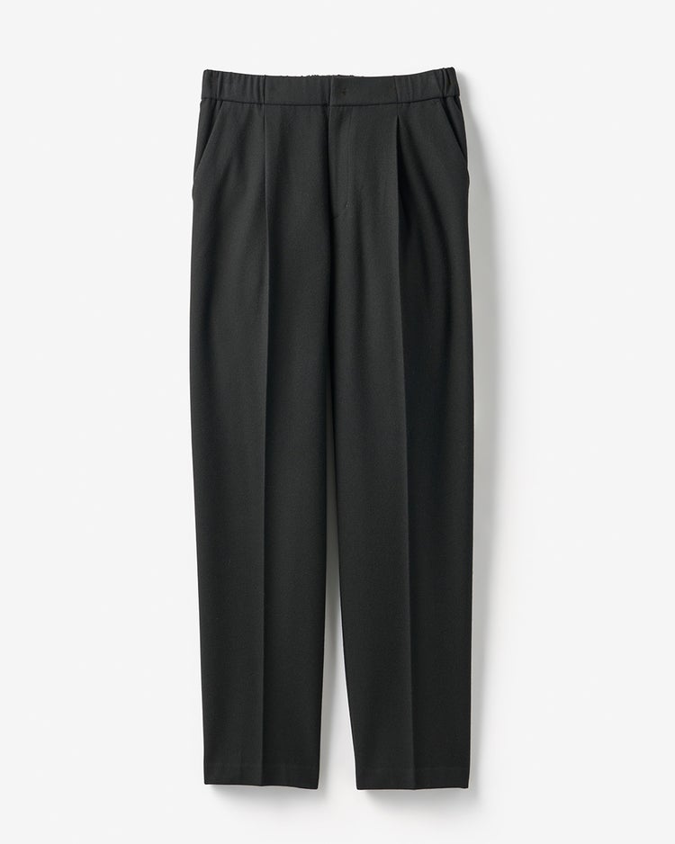 フランネルタッチ・ストレッチテーパードパンツ 詳細画像 ブラック 7