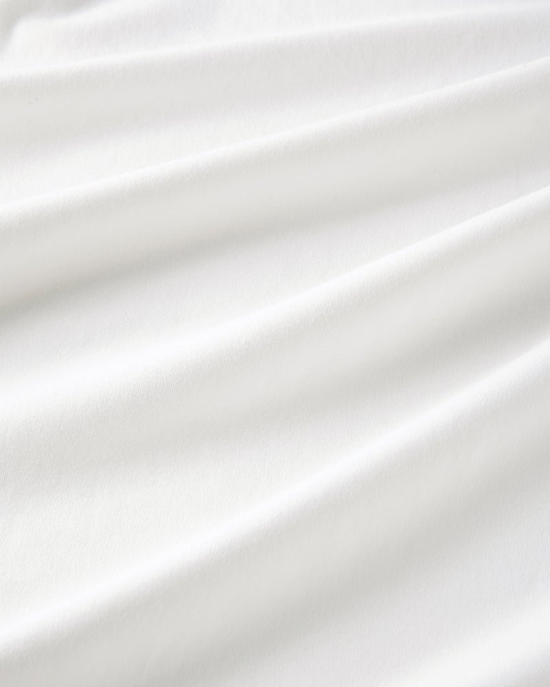 超長綿・サイドボタンハイネック 詳細画像 オフホワイト 2