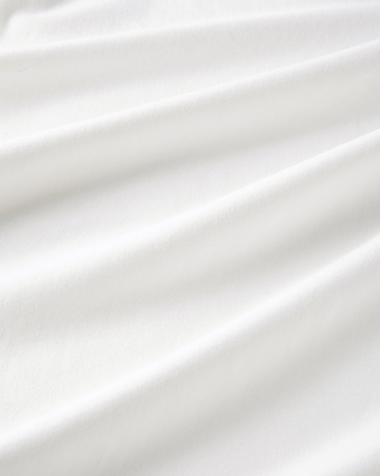 超長綿・サイドボタンハイネック 詳細画像 オフホワイト 2