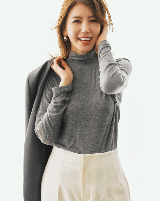 スキンタッチウール・ハイネック
