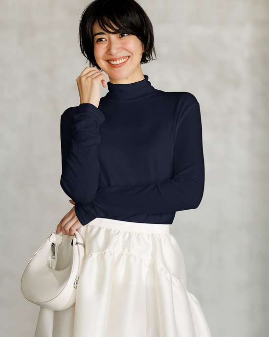 スキンタッチウール・ハイネック