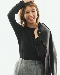 スキンタッチウール・クルーネック