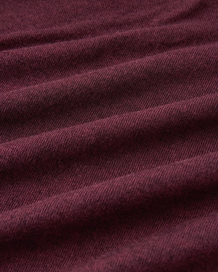 スキンタッチウール・クルーネック 詳細画像 ボルドー 5