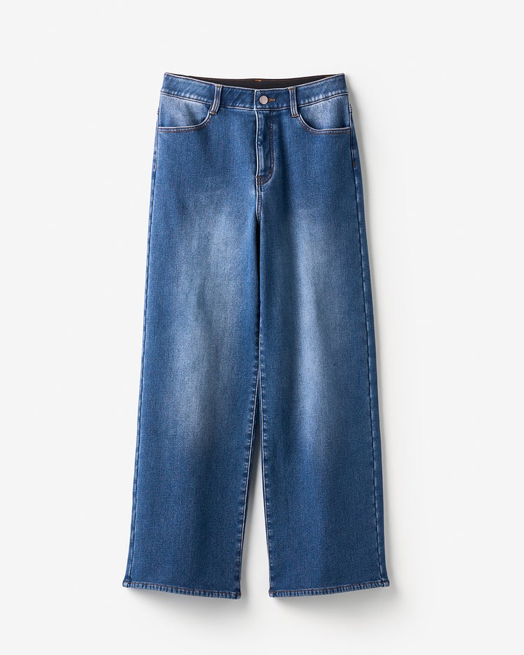 裏ベロアデニム・ワイド／68cm 詳細画像 インディゴ 4