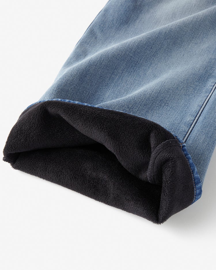 裏ベロアデニム・ワイド／68cm 詳細画像 ライトインディゴ 5