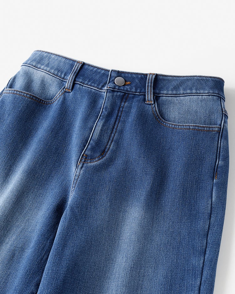 裏ベロアデニム・ストレート/68cm 詳細画像 インディゴ 2