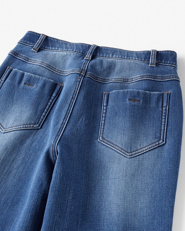 裏ベロアデニム・ストレート/68cm 詳細画像 インディゴ 4