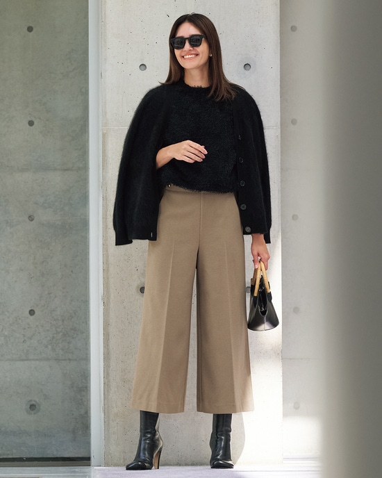 ウォームストレッチ・クロップドワイド