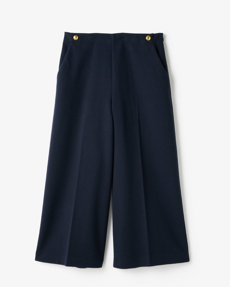 ウォームストレッチ・クロップドワイド 詳細画像 ミッドナイトブルー 4