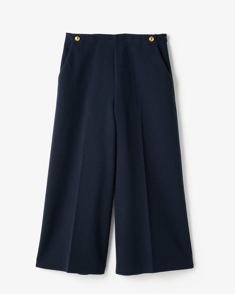 ウォームストレッチ・クロップドワイド 詳細画像 ミッドナイトブルー 4