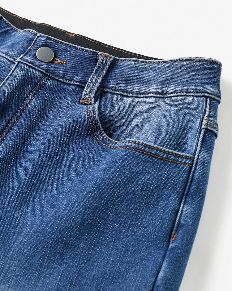 裏ベロアデニム・ワイド／72cm 詳細画像 インディゴ 3