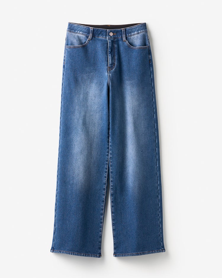 裏ベロアデニム・ワイド／72cm 詳細画像 インディゴ 6