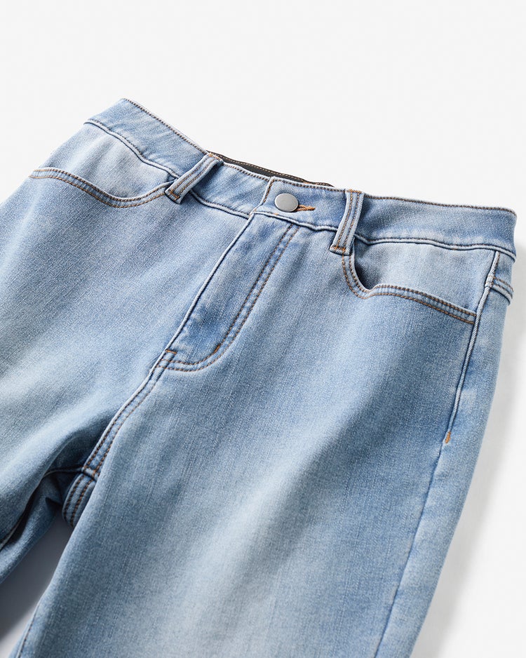 裏ベロアデニム・ストレート／72cm 詳細画像 ライトインディゴ 2