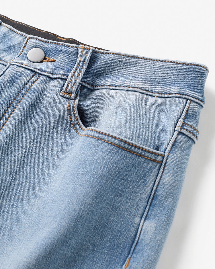 裏ベロアデニム・ストレート／72cm 詳細画像 ライトインディゴ 3