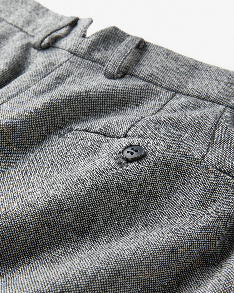 ラメツイード・タックワイドパンツ 詳細画像 ブラック 2