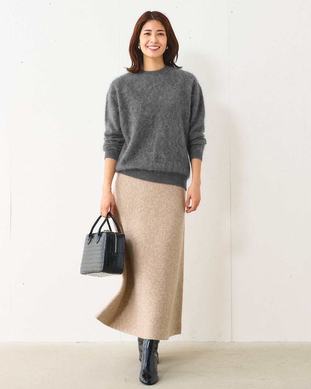 ハイネックベスト＆スカートセットアップ/DoCLASSE