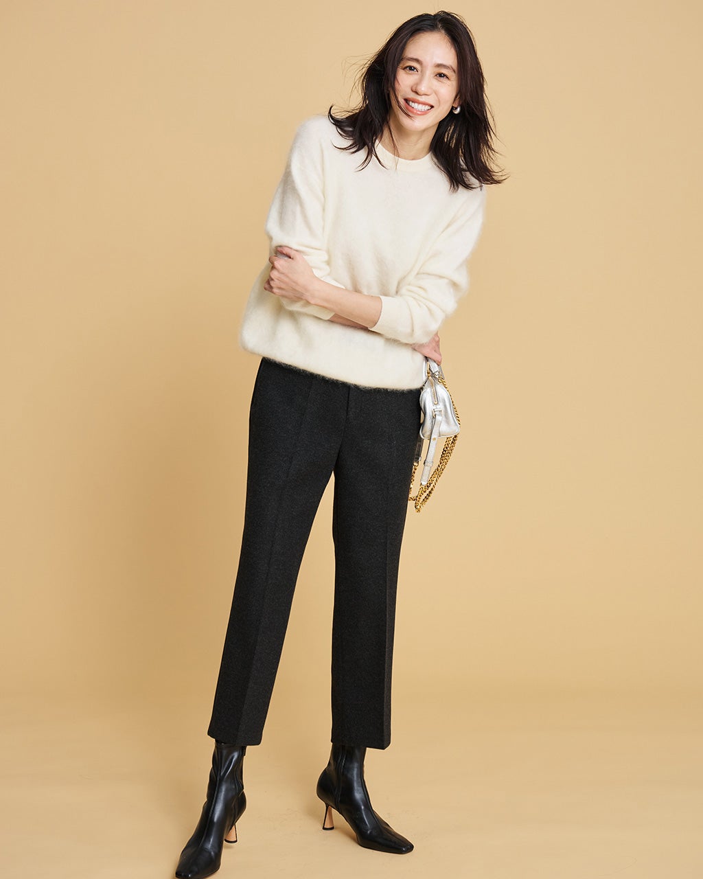 ナナさま専用　カシミヤセーター　ミンクタッチ レッド　THE CLASSE L ミンクタッチカシミヤ・セーター/40代50代からのレディース