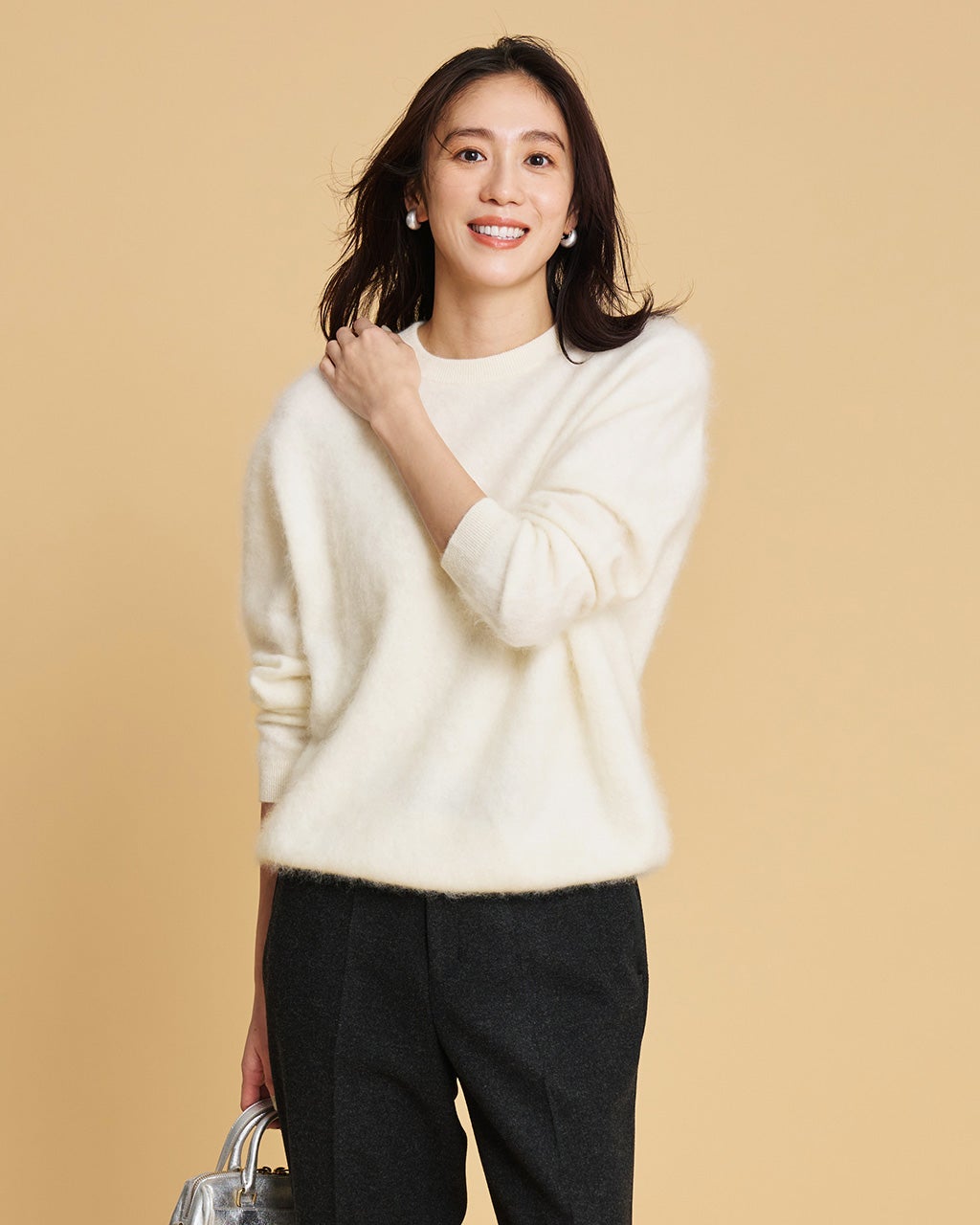 ミンクタッチカシミヤ・セーター/40代50代からのレディース