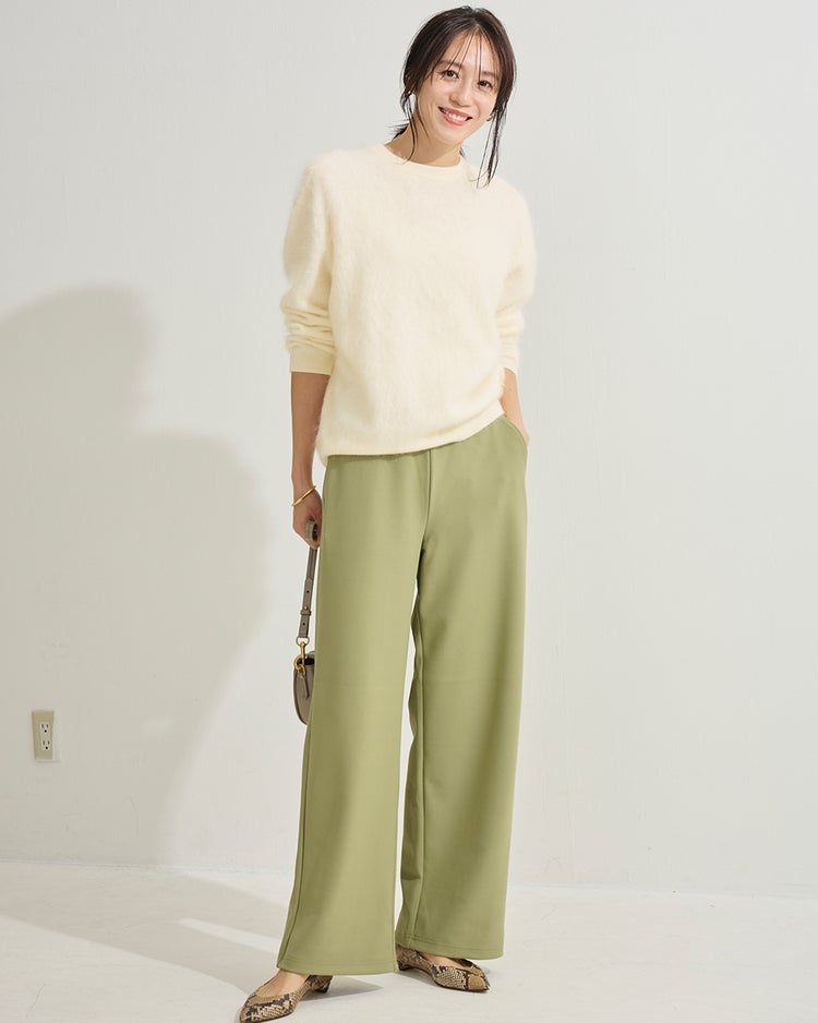 ミンクタッチカシミヤ・セーター 詳細画像 オフホワイト 2