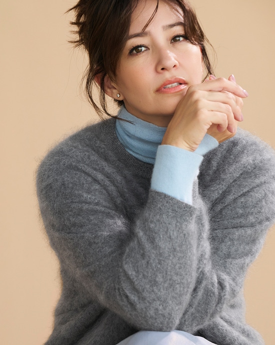 ミンクタッチカシミヤ・セーター