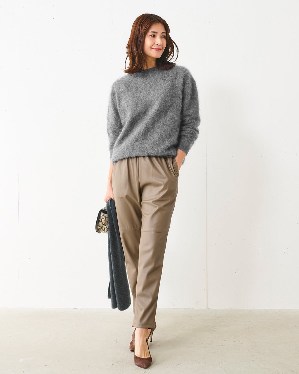 ナナさま専用　カシミヤセーター　ミンクタッチ レッド　THE CLASSE L ミンクタッチカシミヤ・セーター/DoCLASSE