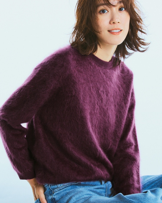 ミンクタッチカシミヤ・セーター