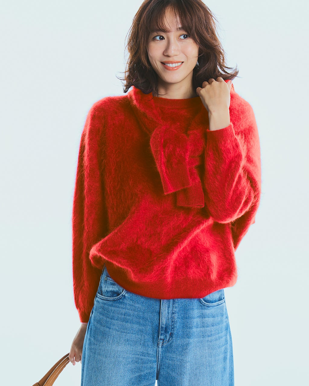 カシミヤ ミンク カーディガン ミンクタッチカシミヤ・カーディガン/DoCLASSE