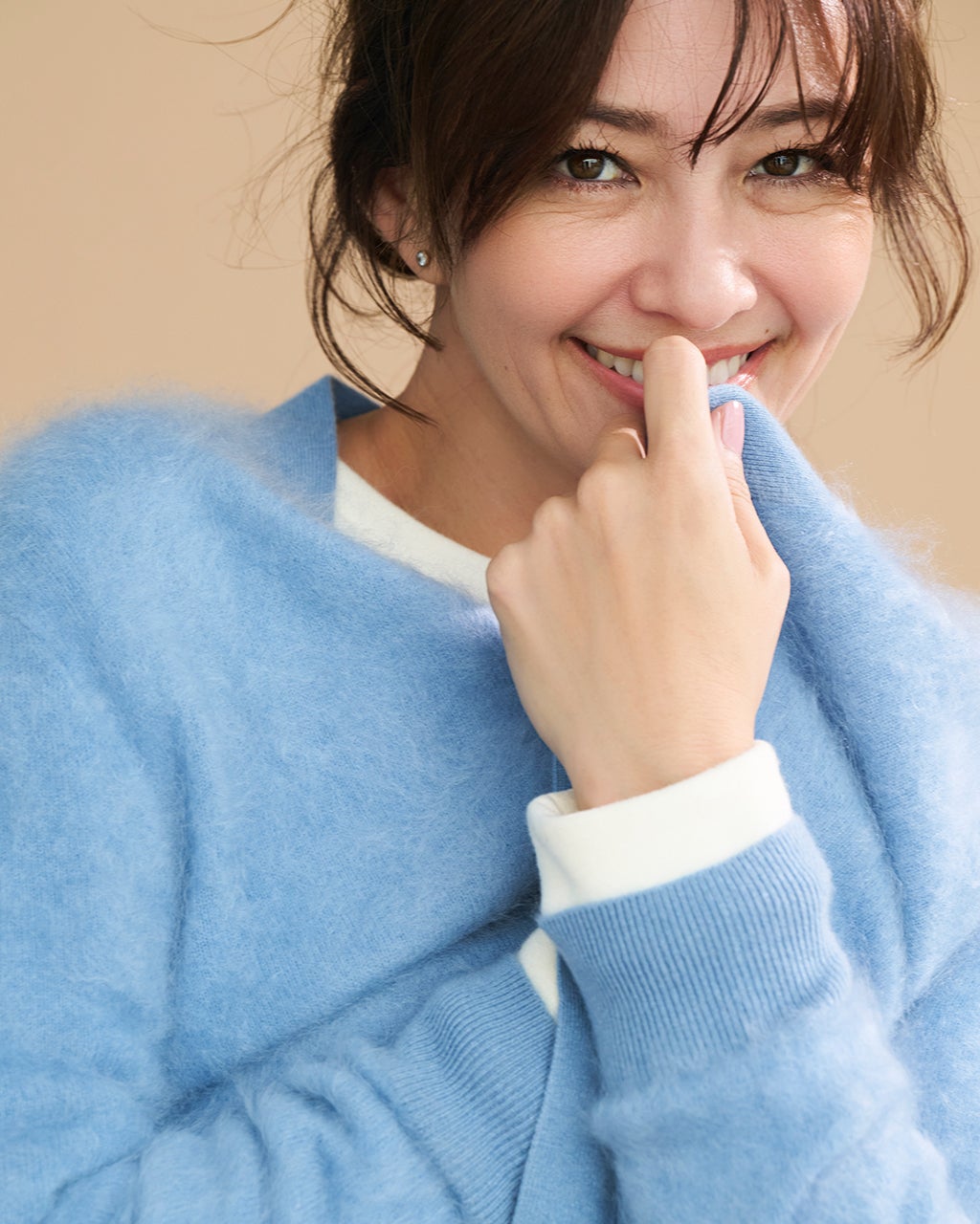 タグ付き　アルボレンテ　カシミヤカーディガン ミンクタッチカシミヤ・カーディガン/40代50代からのレディース