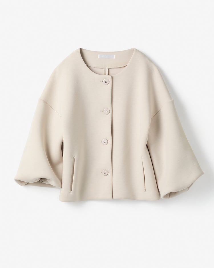 エアーライトフォルム・ノーカラージャケット 詳細画像 ストーン 4