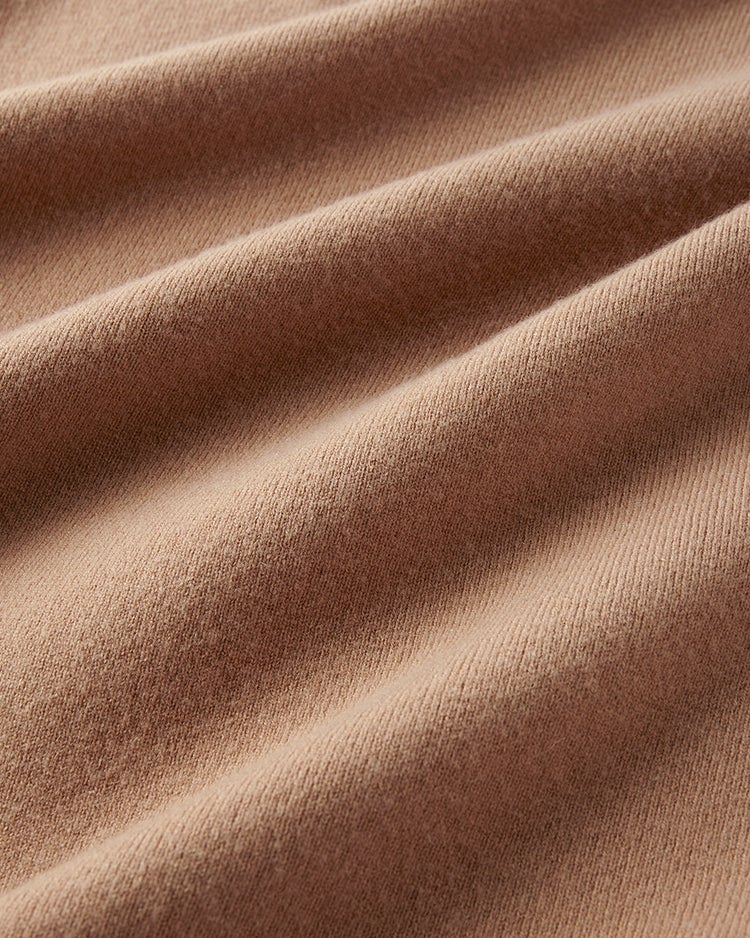 ウール混・ドロップショルダーセーター 詳細画像 キャメル 6