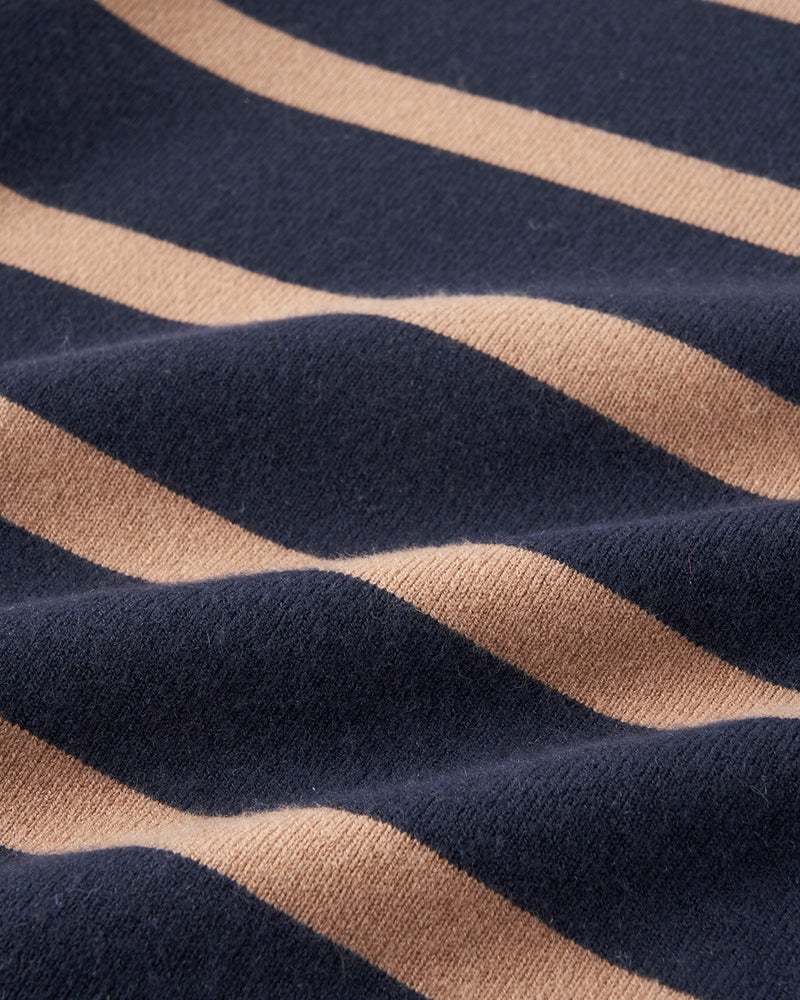 ウール混・ドロップショルダーセーター 詳細画像 ミッドナイトパターン 3