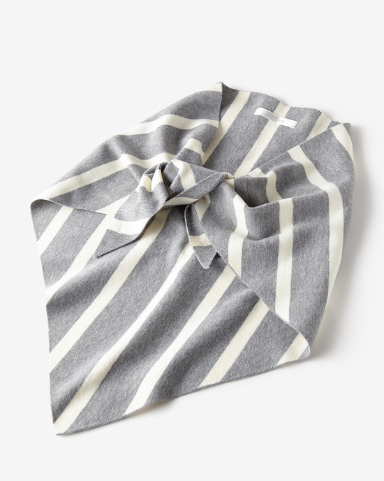 ウール混・ニットスカーフ