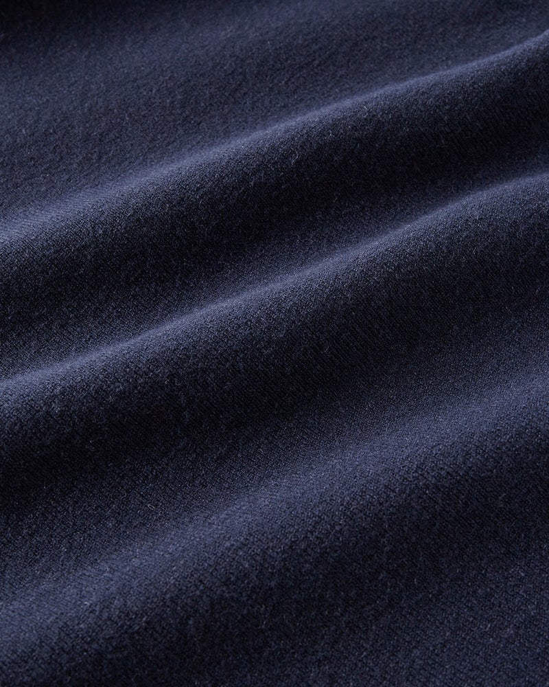 ウール混・ニットスカーフ 詳細画像 ミッドナイトブルー 2