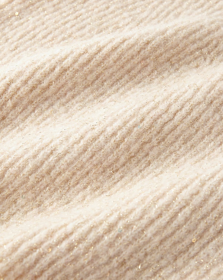 ラメ糸スパンコール・ニットビーニー 詳細画像 シャンパン 2