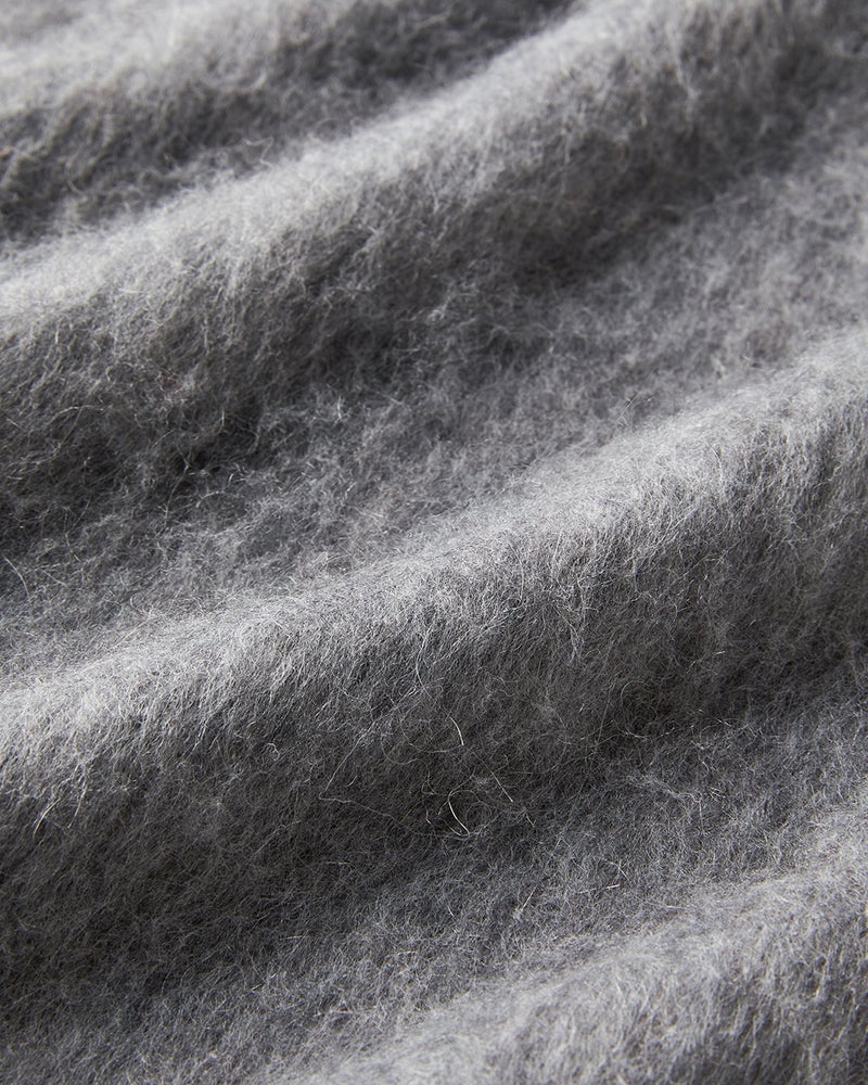 モヘア混シャギー・2WAYプルオーバーニット 詳細画像 グレー 3