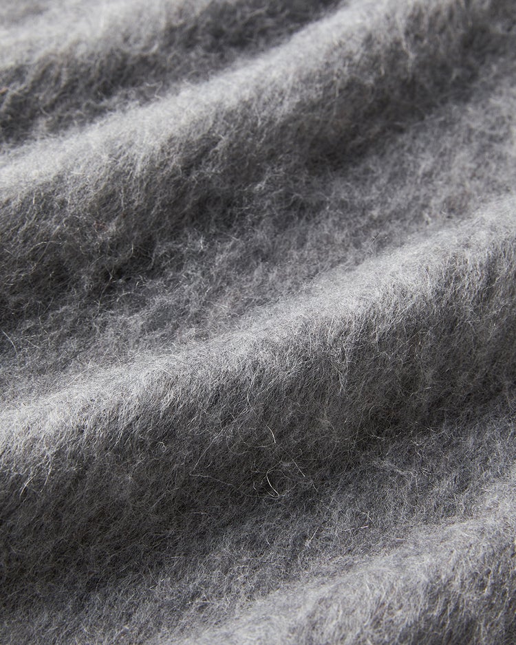 モヘア混シャギー・2WAYプルオーバーニット 詳細画像 グレー 3