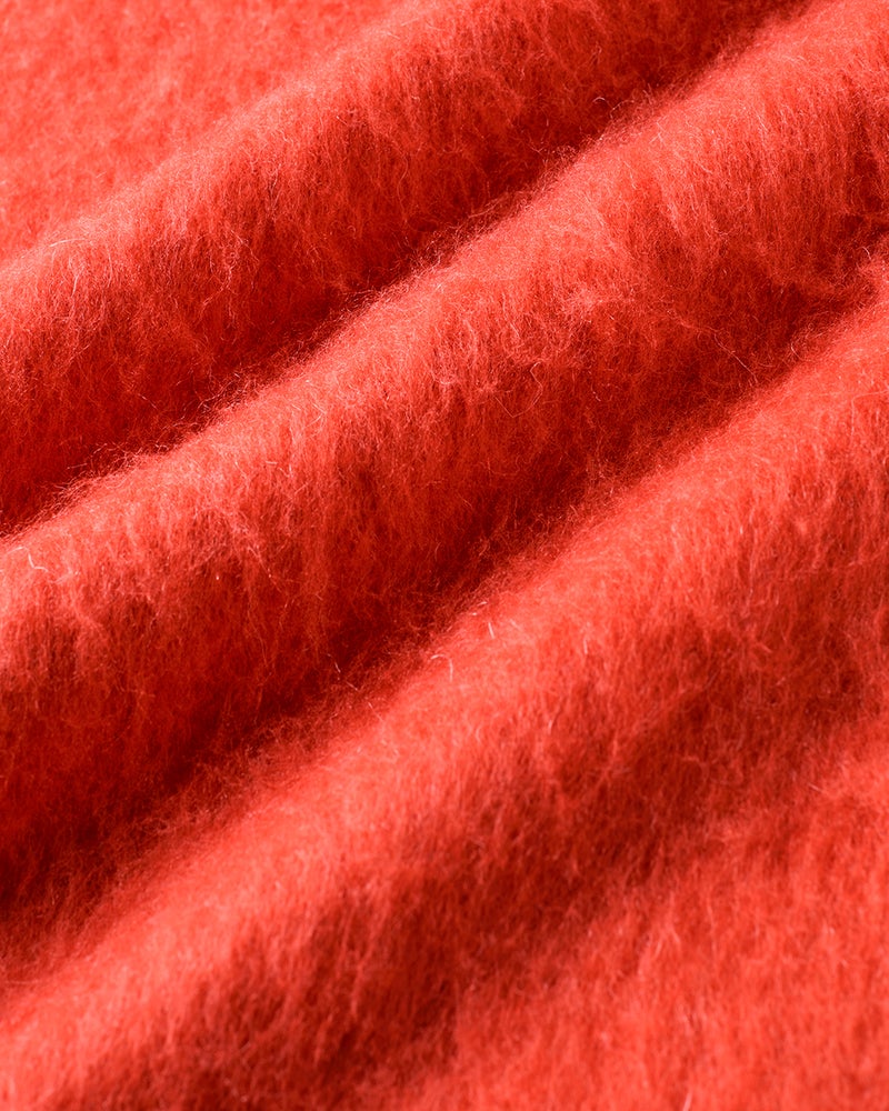 モヘア混シャギー・2WAYプルオーバーニット 詳細画像 オレンジ 5