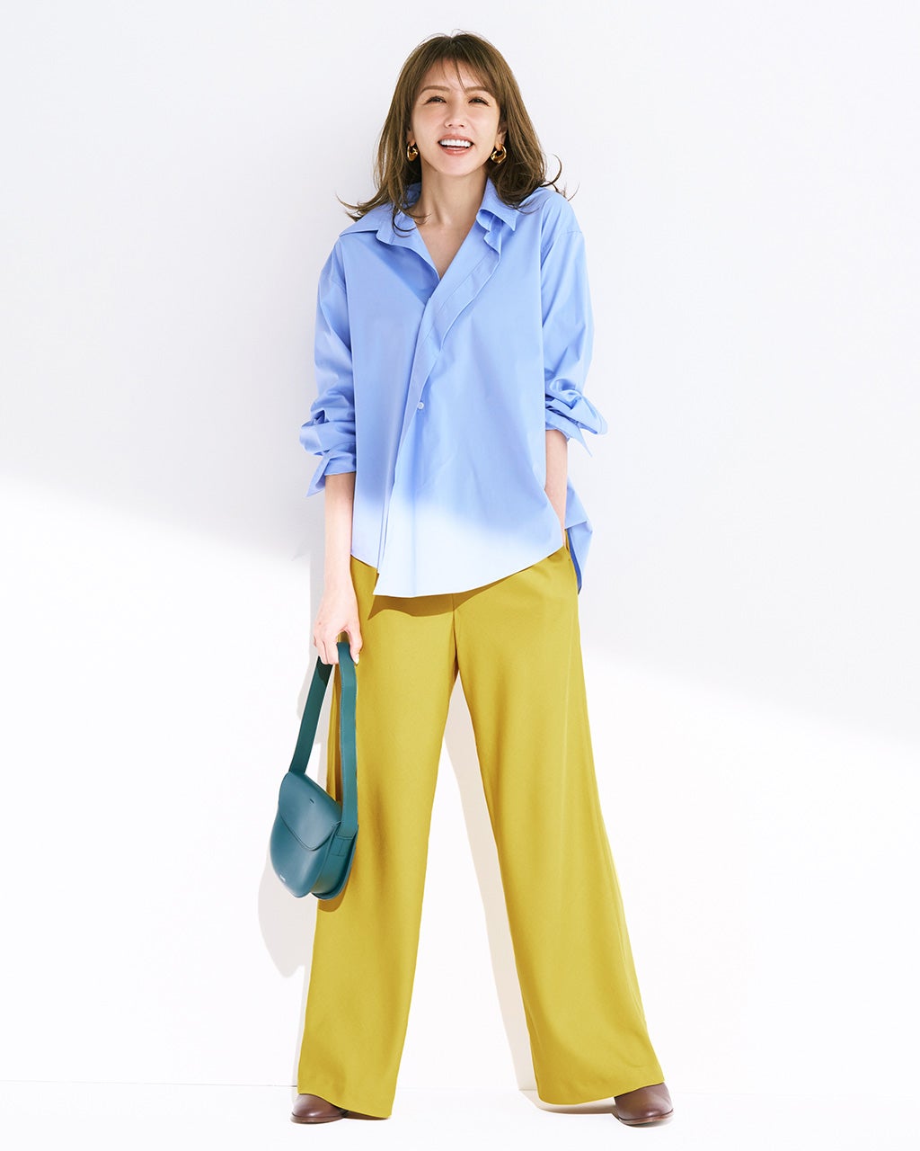 レディース パンツ（イエロー）一覧/40代50代からのファッション通販