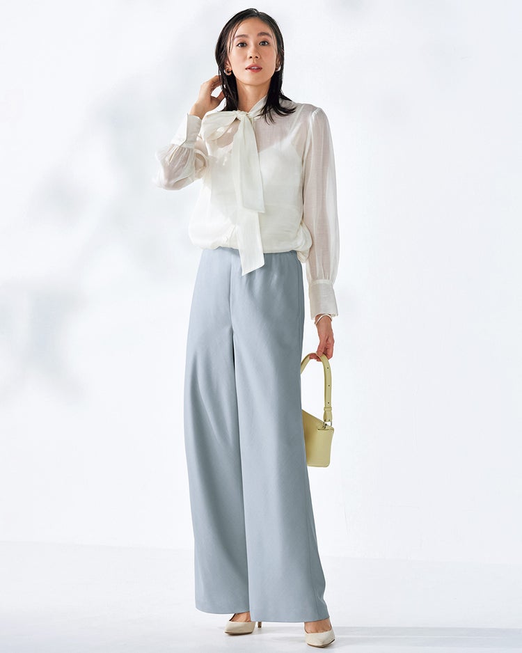 □ビューティバイアスパンツⅡ／66cm 詳細画像 サックス 1