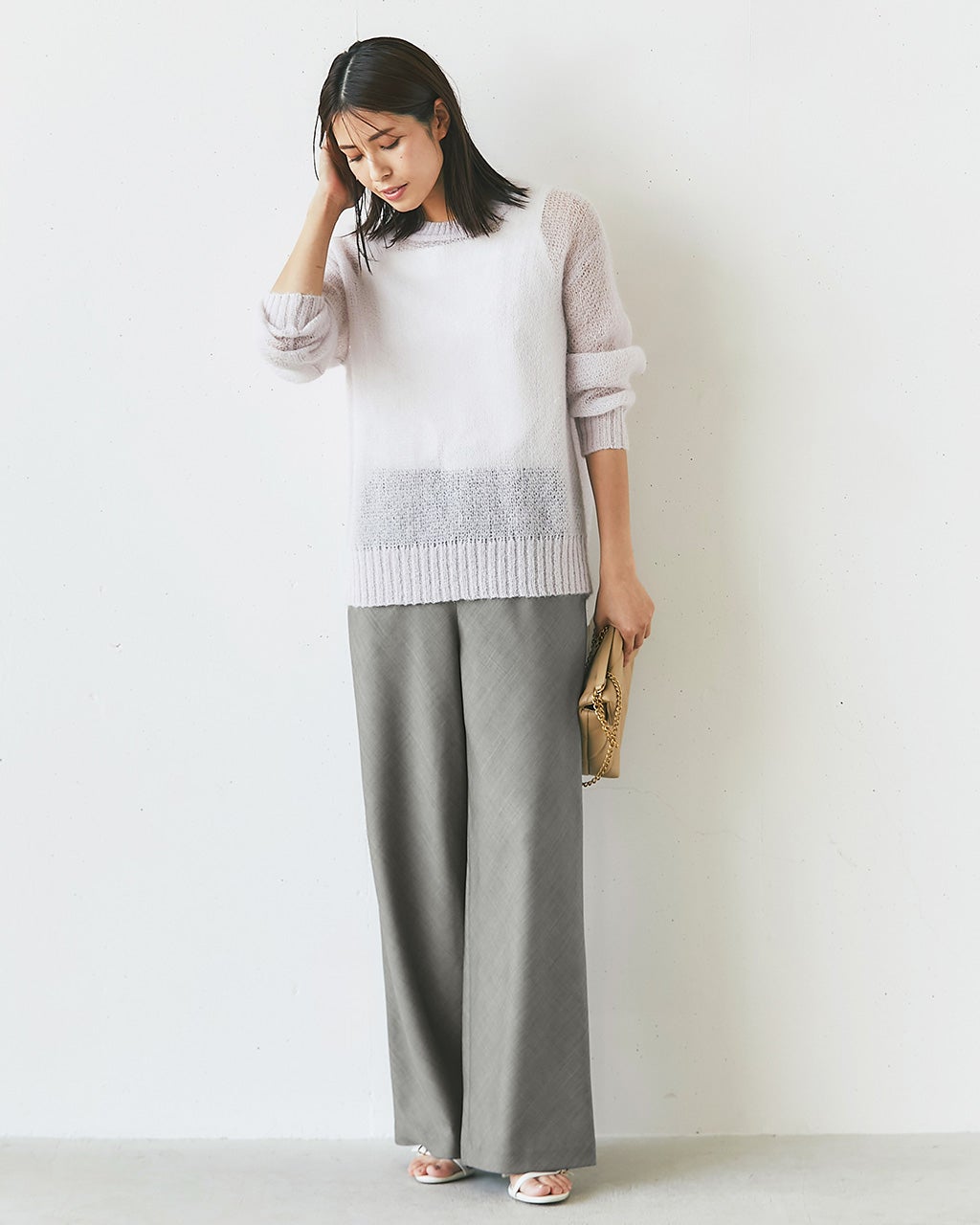 美品 Deuxieme Classe 別注 ウエストロゴパンツ ストライプ 36 美品 Deuxieme Classe 別注 ウエストロゴパンツ ストライプ 36