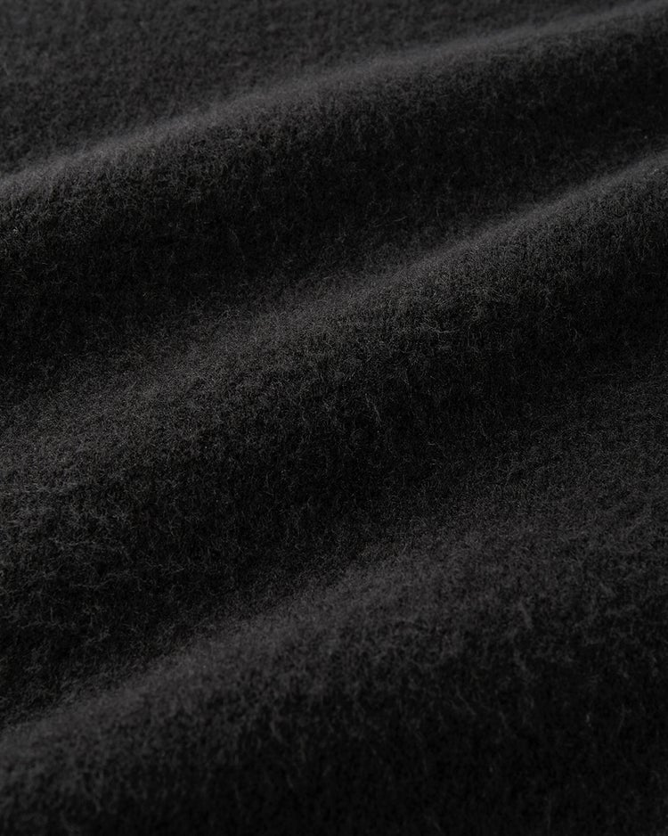 ストレッチウール・ボーダーロングニット 詳細画像 ブラック 4