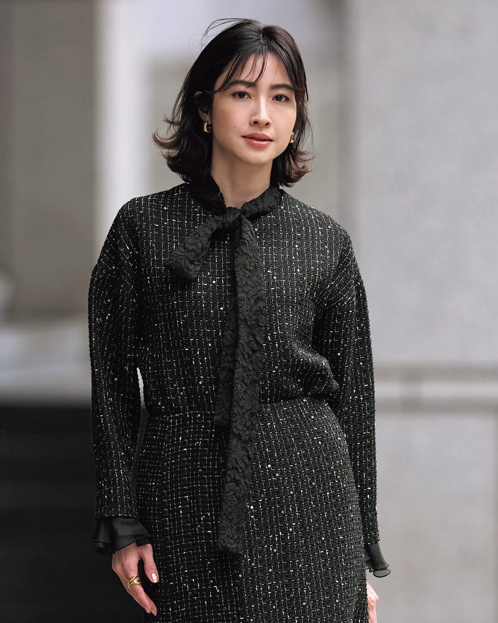 レディース シャツ・ブラウス（ブラック）一覧/40代50代からの