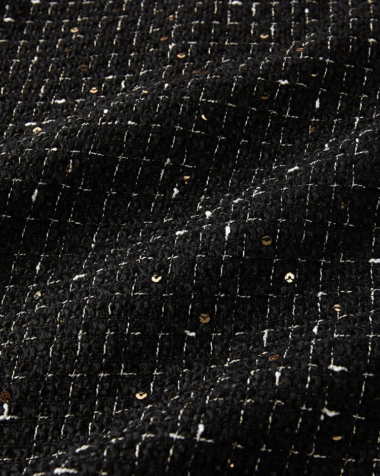 ツイーディジャカード・プルオーバー 詳細画像 ブラック 3
